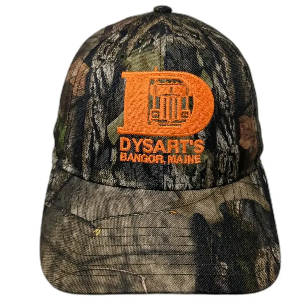 OTTO Baseball Cap Brown One Size Dysart's Bangor Maine Trucking Mossy Oak Camo